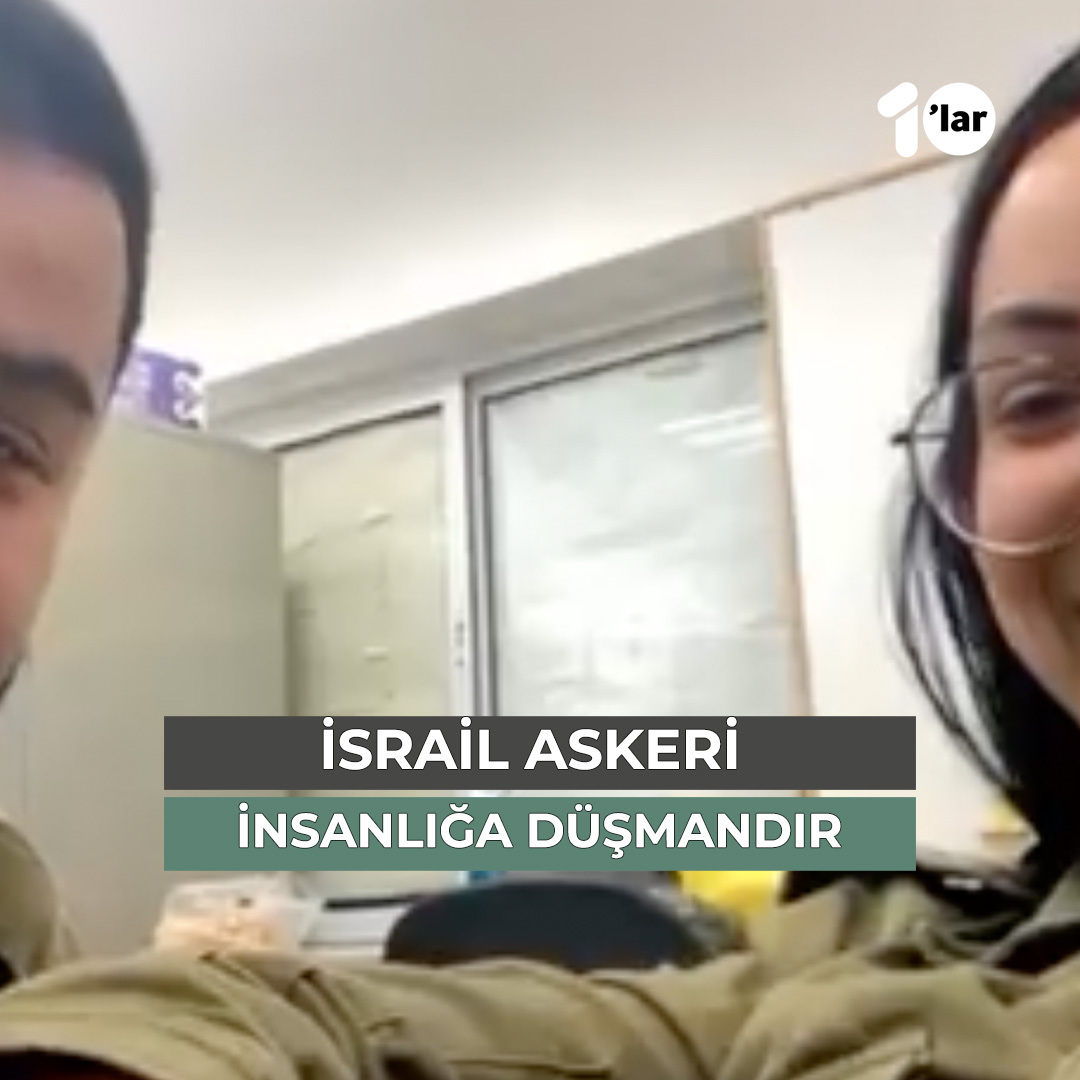 Filistinli bir genç, bir yayında İsrail ordusundan iki askerle karşılaşıyor.