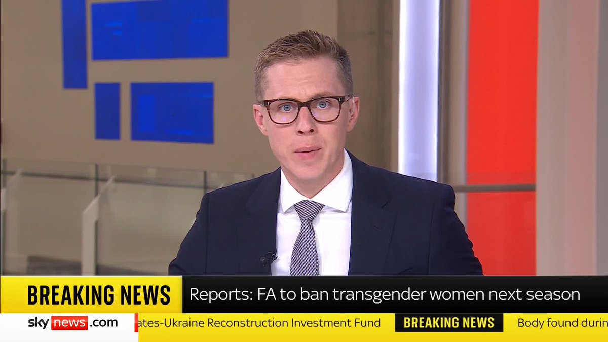 BREAKING: English FA to ban transgender women from women’s football from next season, Sky News understands
