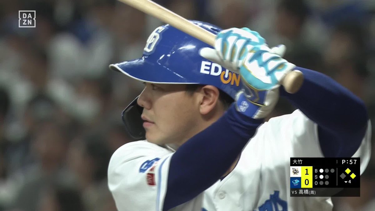 フェンスは越えなかったが 高橋周平 同点タイムリー 一時はホームランの判定も リクエストの結果ツーベースに ⚾プロ野球(2025/5/1) 🆚中日×阪神 📱Live on DAZN #オレをみろ #dragons