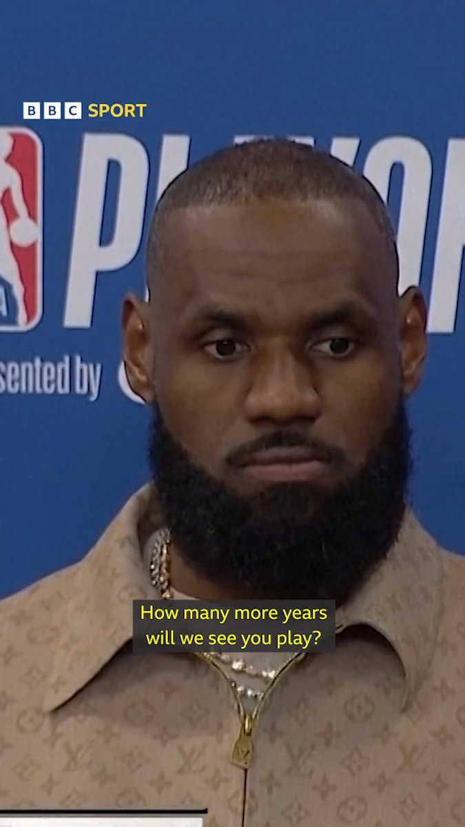 Is LeBron James retiring? 🤔 The #NBA star responded to this question after the LA Lakers were eliminated from the playoffs in the first round by the Minnesota Timberwolves.