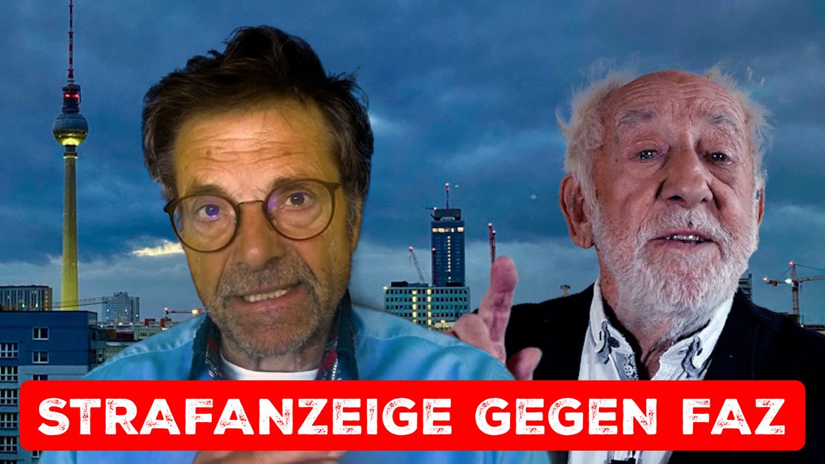 Ich hatte Dieter #Hallervorden in Dresden am 9.4. eindeutig als Gegner der #AfD angekündigt. Es geht auch in unserer Pluralität. Gleichwohl haben dann Zeitungen wie #FAZ und andere behauptet, dort hätten verurteilte Rechtsextreme mit ihm auf der Bühne geredet, was eine reine Lüge ist. Und deswegen haben wir #Strafanzeige und Strafantrag gegen diese Zeitungen gestellt. Wenn nämlich Extremismus etwas zu tun hat mit Krieg, mit #Aufrüstung und mit Panzern gegen Moskau wie seit 150 Jahren. Dann sitzt diese Bundesregierung, die neue wie die alte nebst den Grünen weit rechts von der AfD und anderen. Schaut es euch selber jetzt an!