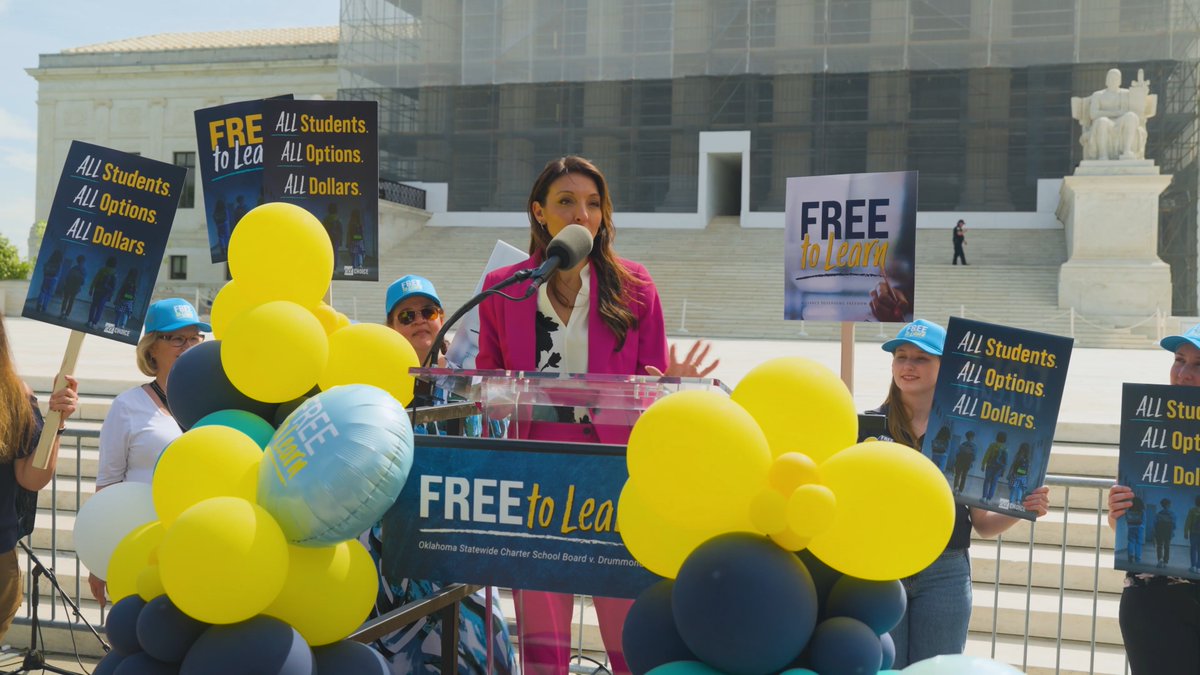 "Only 1 in 3 kids are reading proficiently. That is totally unacceptable and we should be furious...I believe this case is about free market in education. Free market competition is what makes America great. It drives excellence in every industry, and education should be no different." - Erika Donalds #SCOTUS #FreeToLearn