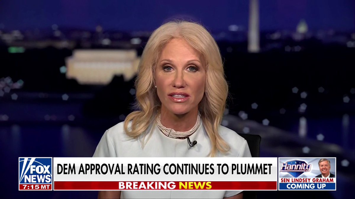 FOX News contributors Kellyanne Conway and Mark Meadows call out Democrats' dismal approval ratings while praising Donald J. Trump 's "A+" first 100 days.