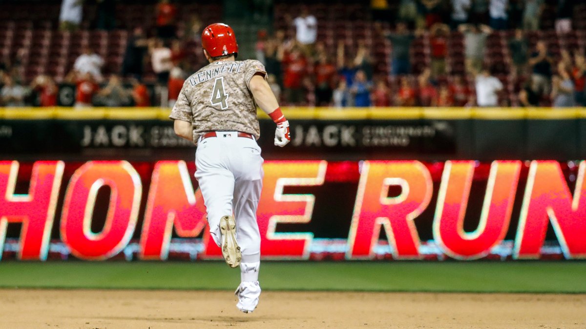 Happy birthday to the first Red in MLB history to hit four home runs in one game, Scooter Gennett! 🛴