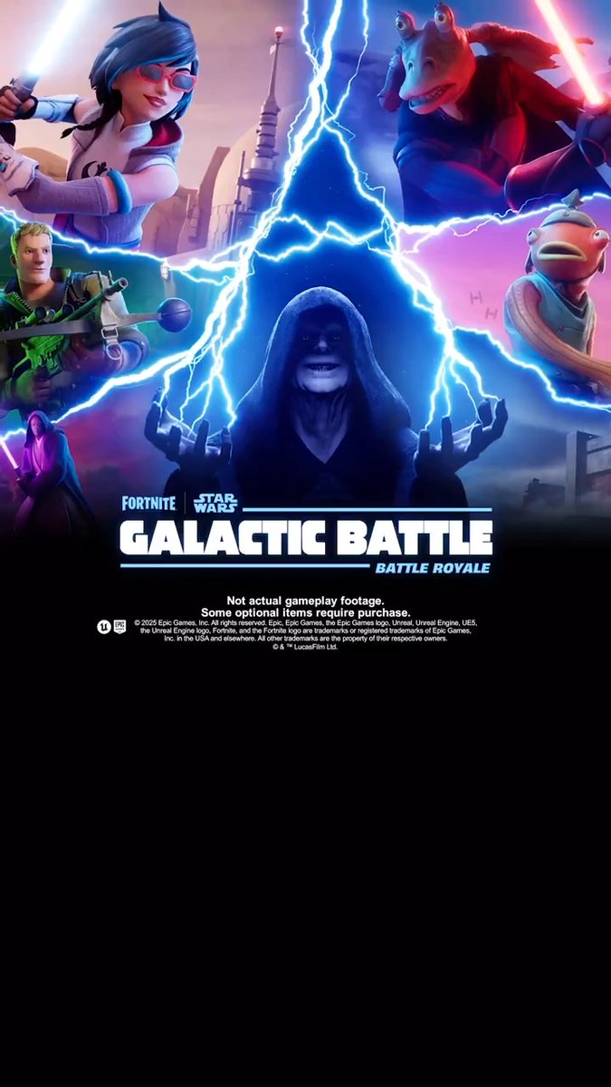 Get your blasters ready because Fortnite Galactic Battle launches TOMORROW!