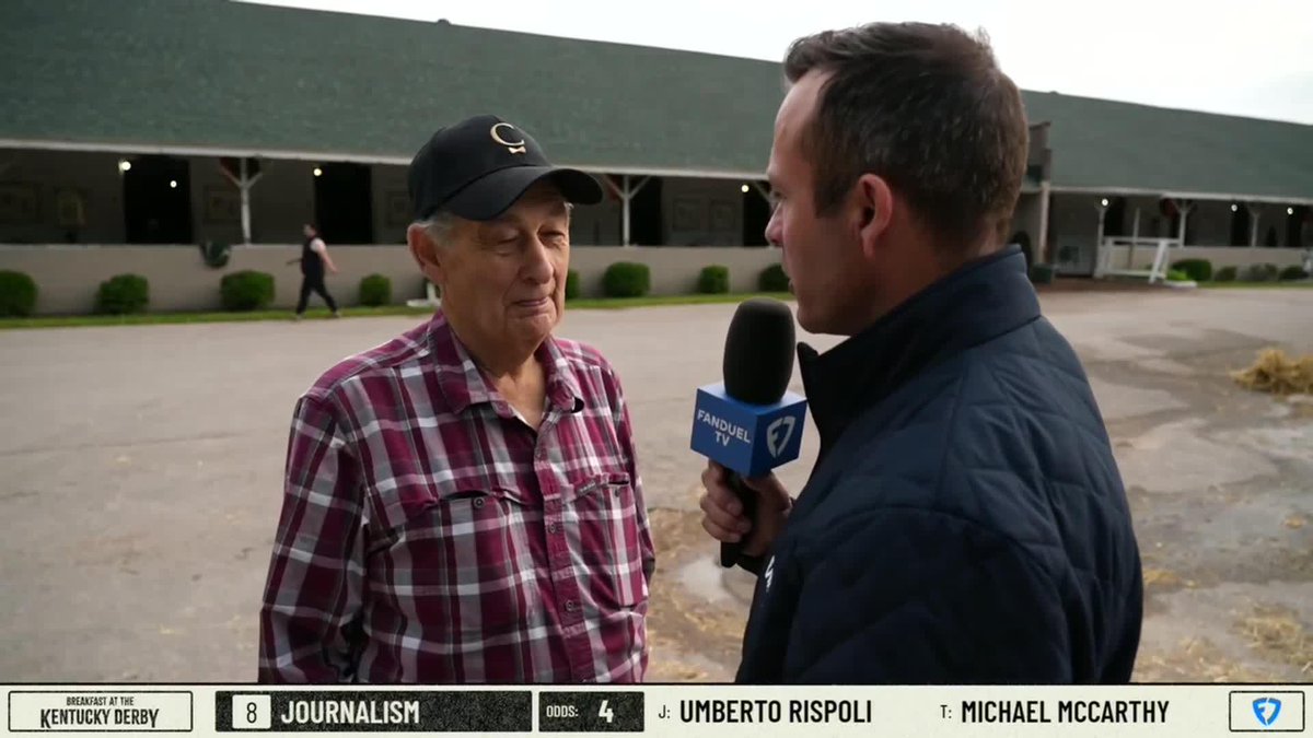 "He went, he went very well." Kentucky Derby contender trainer Lonnie Briley spoke with Scott Hazelton about why COAL BATTLE went to the track at 5am with no yellow towel.