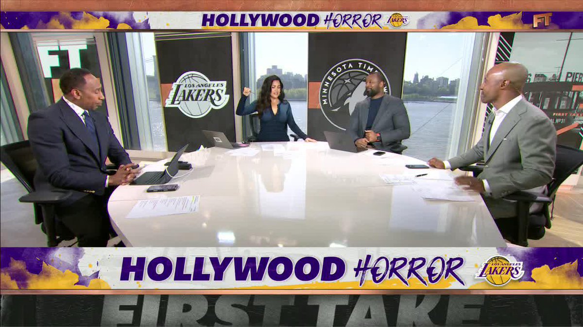 "Minnesota is what went wrong. Ant-Man is what went wrong." —Stephen A Smith on the Lakers' early playoff exit
