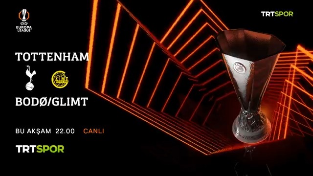 UEFA Avrupa Ligi heyecanı TRT Spor'da yaşanıyor🔥 Tottenham 🆚 Bodo/Glimt 🏆 #UEL ⏱️ 22.00