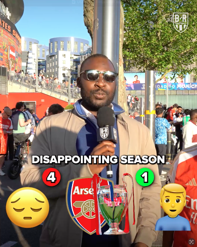 Arsenal fans see this season as a failure if they don't win the Champions League 🚫 (w/Miles 🫰🏾🇬🇭)