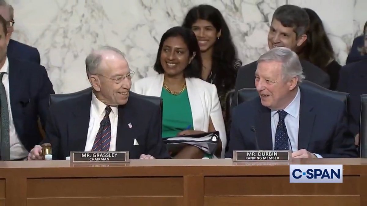 Members of the Senate Judiciary Committee praise Senator Dick Durbin following the announcement of his retirement. Senator Ted Cruz: "While Senator Kennedy chose to speak about Senator Durbin and Chairman Grassley chose to tweet about Senator Durbin, I did a podcast about Senator Durbin."