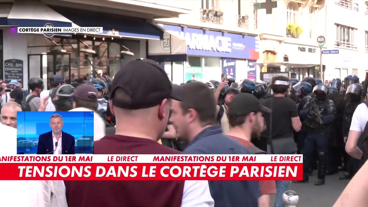 Éric Naulleau sur la manifestation du 1er-Mai : «Il y a une complicité objective entre certains partis politiques et des black blocs», dans #Punchline
