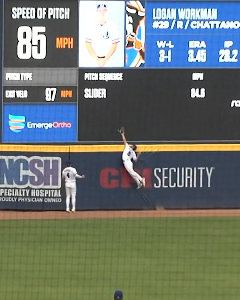 This robbery from Rays prospect Tristan Peters is OUTRAGEOUS 🤯