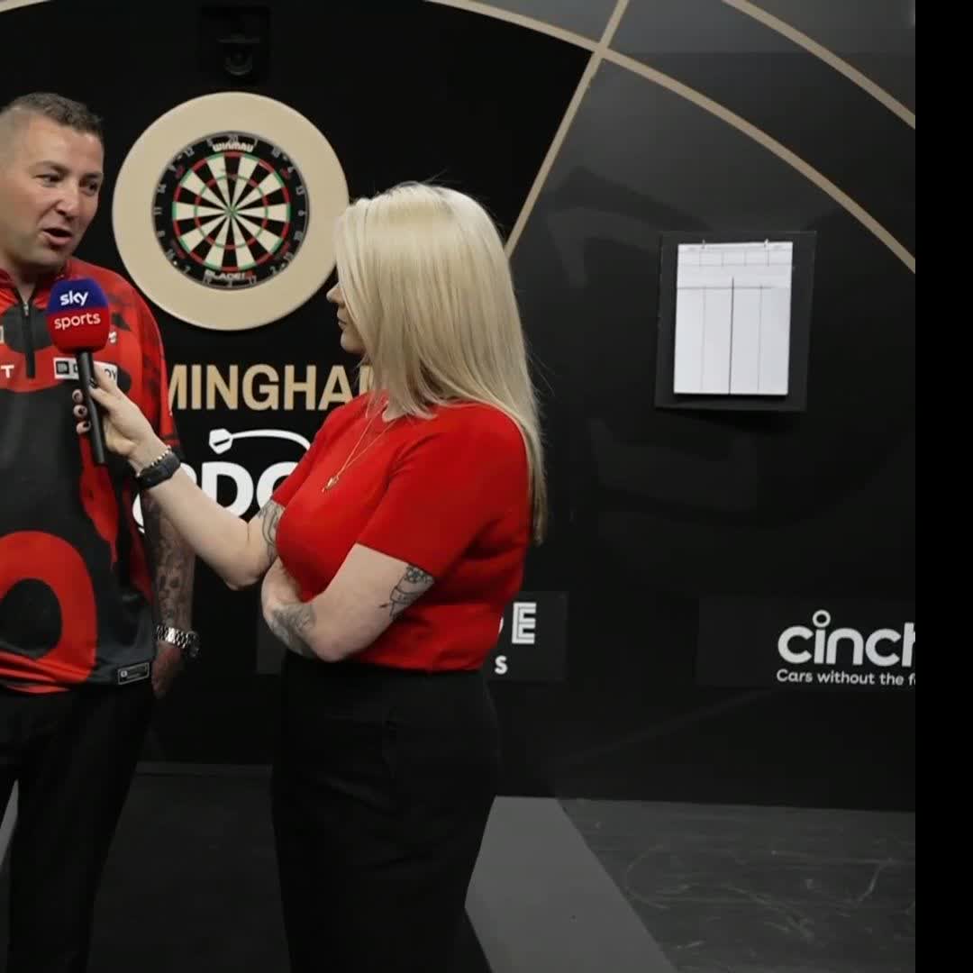 Nathan Aspinall discusses playing against his close friend Chris Dobey later tonight 🤝😆