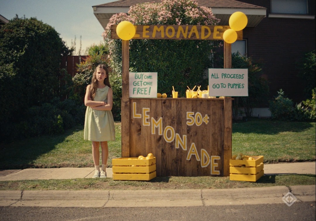 Inspired by the Carters: real Rivian owners on a real adventure that really happened. Watch how one young entrepreneur turned lemons into the best stand on the street with the help of their all-electric R1T and its Gear Tunnel, On-Board Power and Front Trunk to level up their lemonade game and ice out the competition. 🍋🧊🛻⚡#RealRivianAdventures