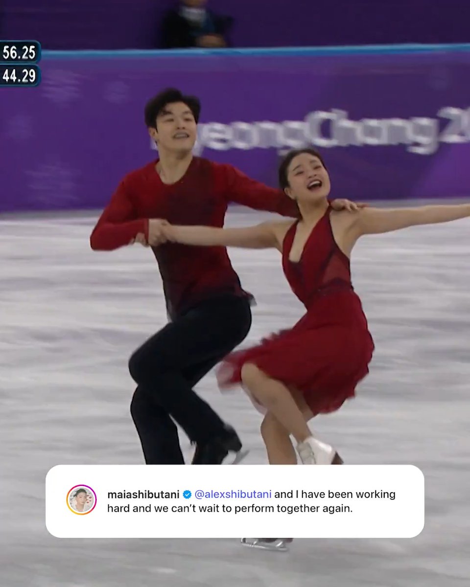 Comeback loading 👀 Maia Shibutani and Alex Shibutani are back and we're here for it. #WinterOlympics
