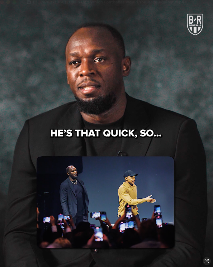 Usain Bolt vs. Mbappé and Bale ⚡ The 4x Laureus Award winner picks who he would have liked to race