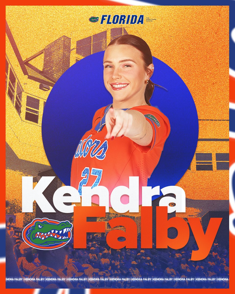 Thank you, Kendra 🧡💙 Grateful for your time in the Orange &amp; Blue. Once a Gator, always a Gator! 🐊 Drop your favorite Kendra memory ⬇️