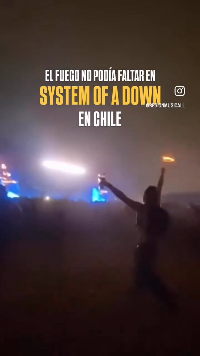 El concierto de SOAD estuvo tan épico, que un loco se puso a tirar fuego por la boca mientras el resto vacilaba en círculos. Aquí está el video 🔥😮‍💨