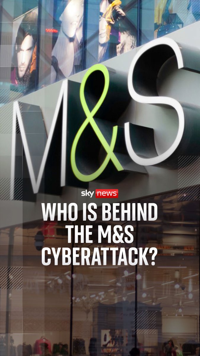 M&amp;S may have been hacked by a group of notorious cyber-criminals known as Scattered Spider, some of whom are believed to be English-speaking teenagers.⁠ Sky's Mickey Carroll explains in full what's happening at M&amp;S.⁠ Read more: