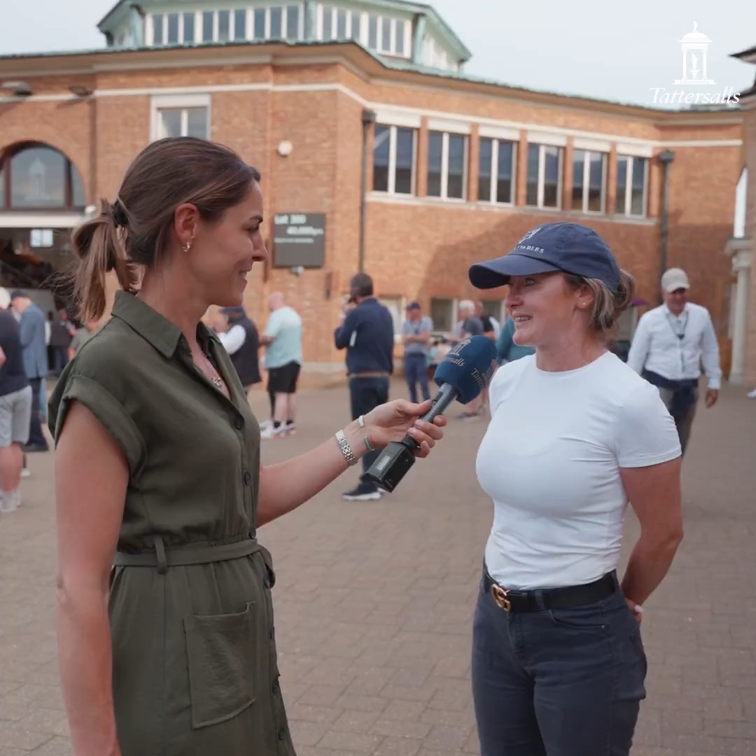 🙌 €16,000 turned 55,000gns A cracking way to mark your debut consignment at Tattersalls for Foxley Stables and Amy Parsons is thrilled, seeing their A'Ali filly go the way of Nick Bradley Racing & Michael & David Easterby Racing. #TattsGuineas