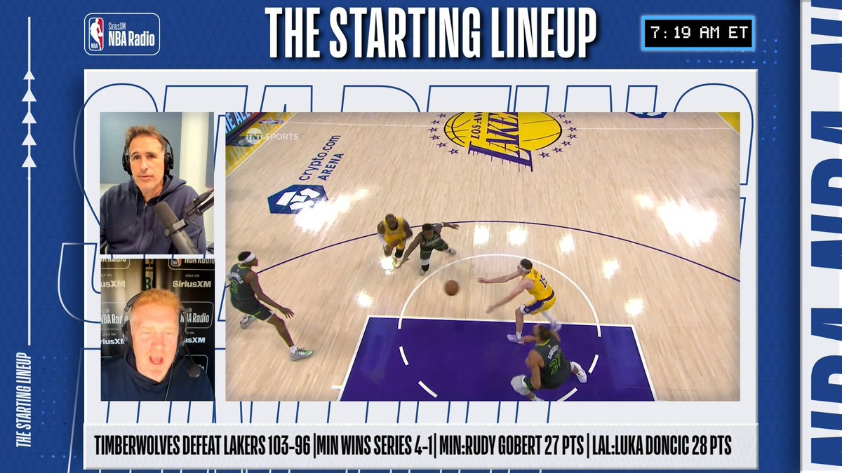 The Starting Lineup gets all the exclusive press conference 🤣🤣 Frank Isola and Brian Scalabrine on the reaction in Dallas after Luka and the Lakers were eliminated 🤣
