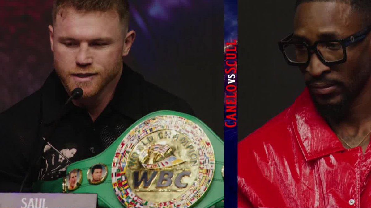 Canelo says William Scull will feel something DIFFERENT come Saturday 🔥 🎟️ Buy fight bundle on DAZN NOW - link in bio #GarciaRomero | #CaneloScull via #RiyadhSeason | May 2 &amp; 3 | Powered by FATAL FURY: City of the Wolves City of the Wolves | SNK GLOBAL | @RingMagazine