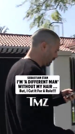 Don't worry, #SebastianStan fans: the #Thunderbolts* star assures us his new hairdo isn't the result of a midlife crisis! 😂