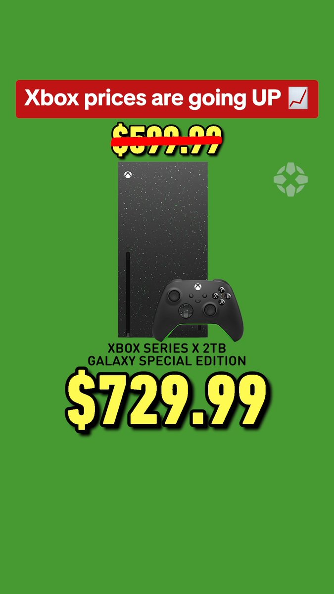 Here are the new Xbox prices as of May 1st, 2025: