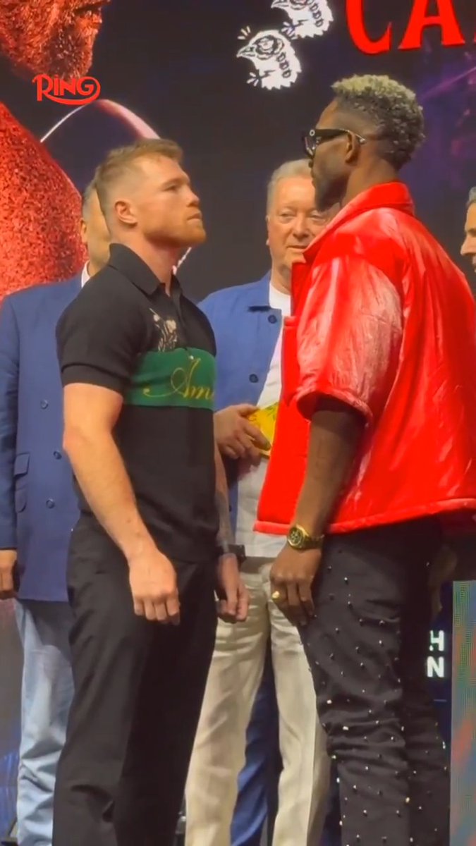 Canelo Alvarez and William Scull face-off ahead of their undisputed super-middleweight world title fight in Riyadh on Saturday 🏆 Watch #CaneloScull this Saturday live on DAZN PPV powered by FATAL FURY: City of the Wolves City of The Wolves | #RiyadhSeason