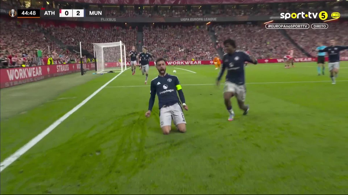 Esta faz sorrir qualquer Sportinguista. Assistência espetacular de calcanhar do Ugarte e golo com classe de Bruno Fernandes.