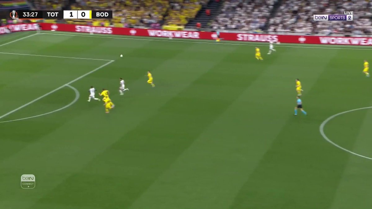 ماديسون يضاعف النتيجة لتوتنهام #الدوري_الأوروبي #EuropaLeague