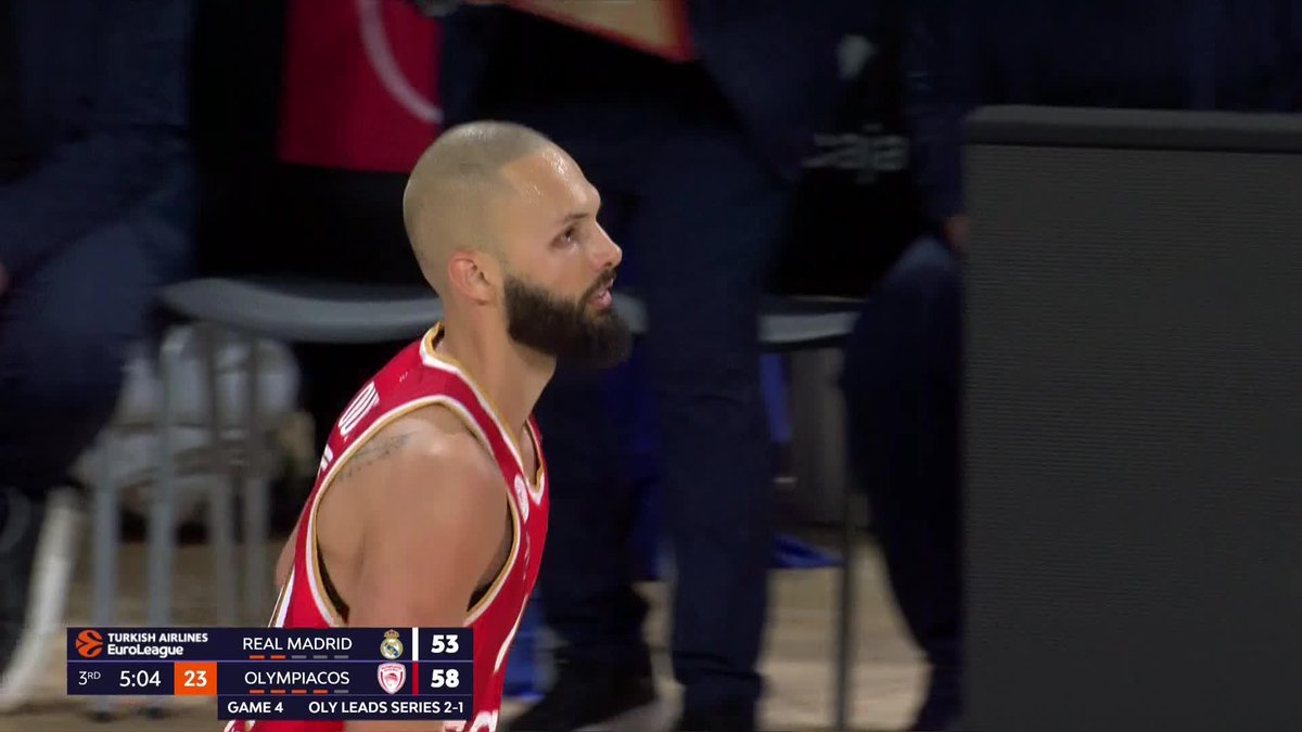 EVAN FOURNİER 🏀🏀 Olympiacos Real Madrid karşısında 65-68 önde maç devam ediyor🚨🚨 Son Periyot Başlıyor ‼️‼️
