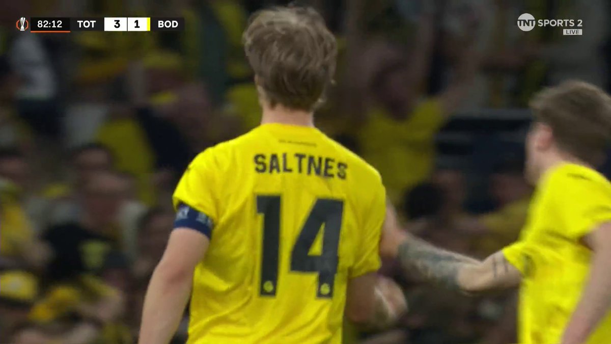 Bodø/Glimt get one back! Ulrik Saltnes gets the goal to make the score 3-1 ⚽️ 📺 TNT Sports &amp; discovery+ UK