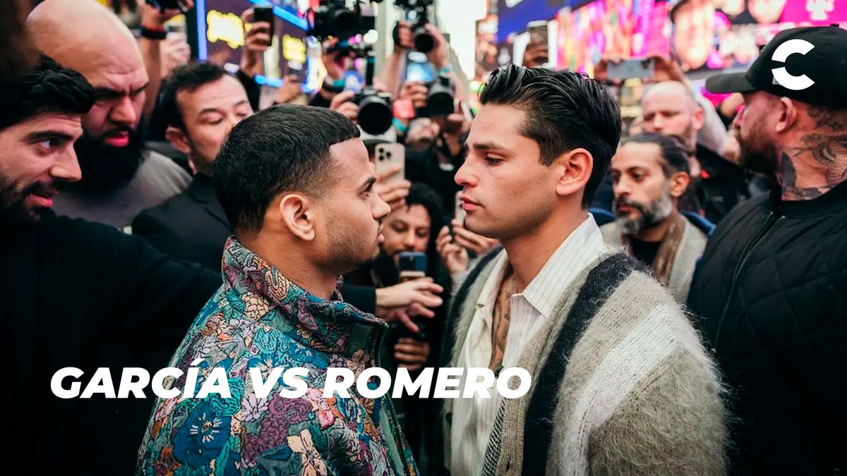¡Se viene pelea histórica! 🥊 #GarcíaVSRomero, en vivo, ¡mañana! ¿Emocionad@ por verlo? 👀💪 Más Que Cine Latam