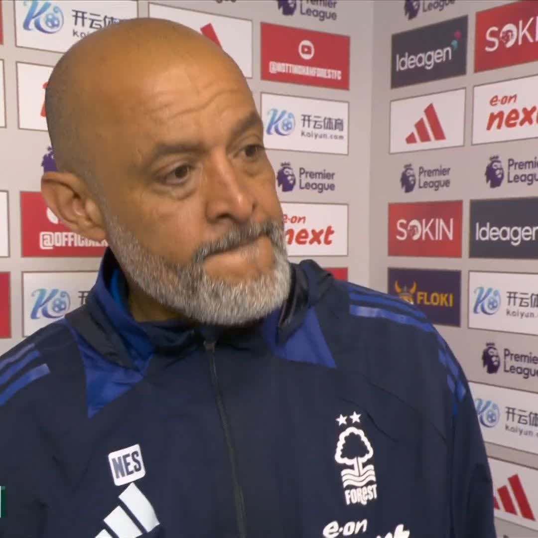 "It's a bad night, it's a bad game" 😳 Nottingham Forest head coach Nuno Espirito Santo says they are disappointed after their defeat to Brentford 🫤
