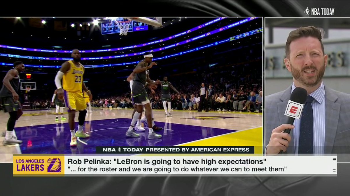 "Rob Pelinka said he 'has total faith in Austin, Luka and LeBron as the pillars of this organization.'" After their playoff exit, Dave McMenamin explains how the Lakers are already looking ahead ๐