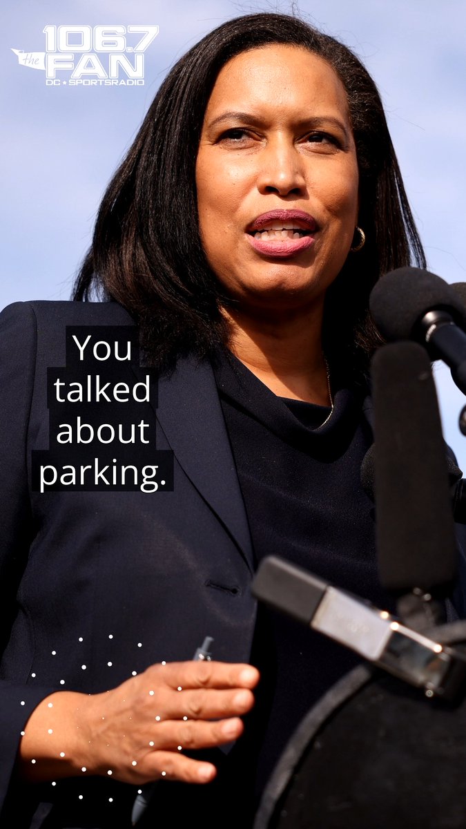 In the middle of Grant Paulsen and Danny Rouhier talking RFK feasibility with callers, Mayor Muriel Bowser HERSELF called in to debunk Charles Allen's parking concerns!