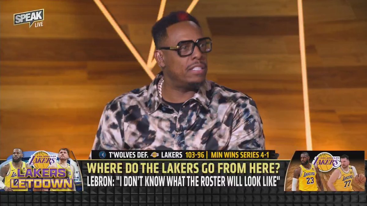 Paul Pierce says it’s time for the Lakers to move on from the LeBron James era “If the Lakers want to get back to being a championship contender, you have to get out of the constraints of the LeBron James era.” (🎥 Speak )