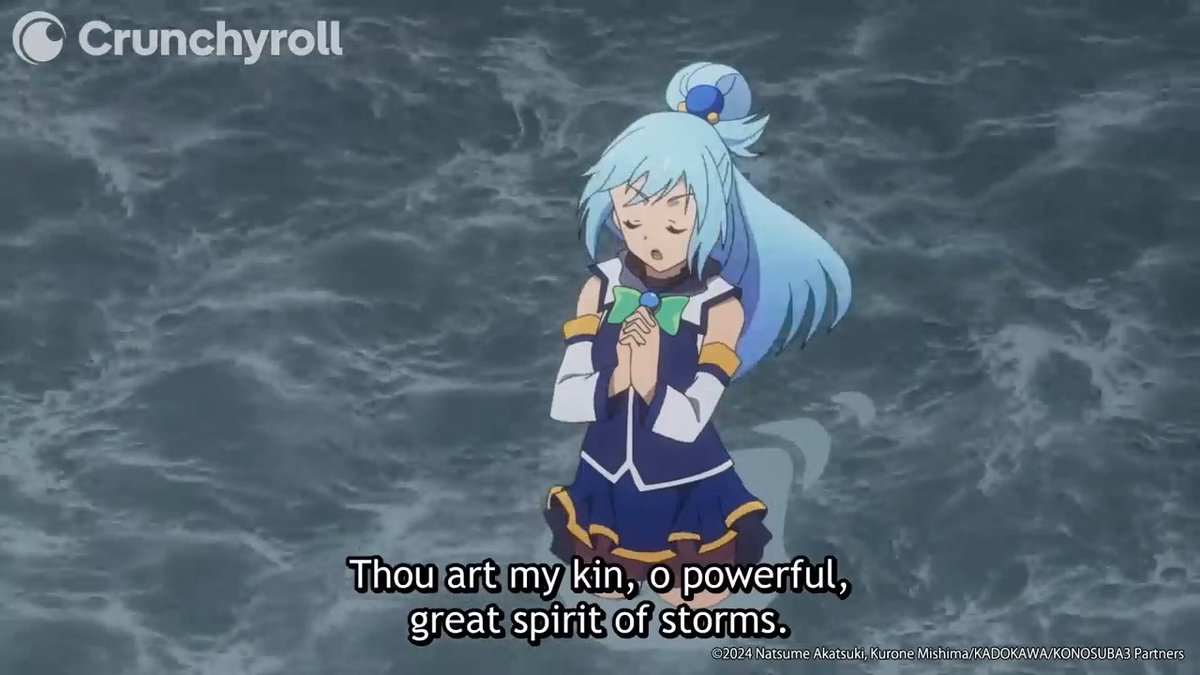 Aqua tries to be diplomatic... 😅 (via KONOSUBA -God's Blessing on This Wonderful World! 3 -BONUS STAGE-) Konosuba
