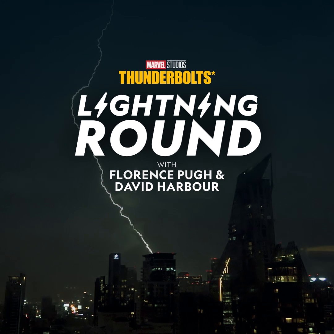 They may be Thunderbolts, but how much do David Harbour and Florence Pugh really know about thunder and lightning? Let’s just say… they’re about to get shocked ⚡ Don't miss Marvel Studios' #Thunderbolts*, only in theaters now.