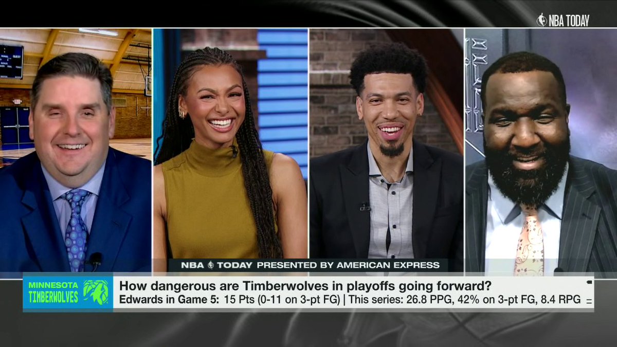 "[Ant] said he don't want to be the face of the league, but he might not have a choice." Kendrick Perkins discusses Anthony Edwards potentially becoming the face of the NBA 👀🏀