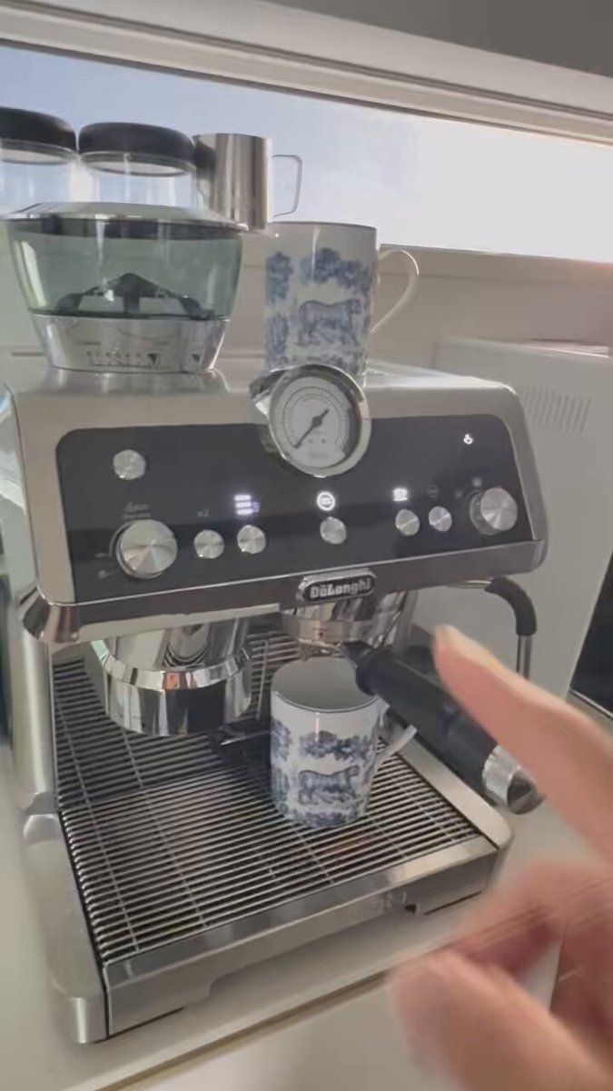 朝活☕️ また次の登板も頑張ります🫡 #デロンギ