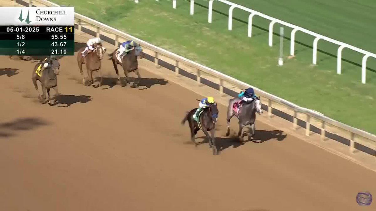 Fort Bragg is a 6/1 winner in the St. Matthews Overnight S. at Churchill Downs under Juan Hernandez for trainer Bob Baffert! 💪 🎥 TwinSpiresReplay