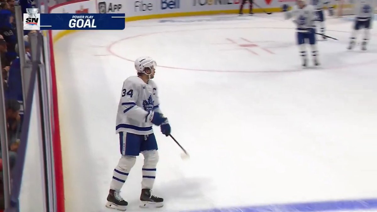 PAPI 🚨 The Toronto Maple Leafs lead 1-0 after the opening 20 minutes! #StanleyCup 🇺🇸: NHLonTNT (TBS) & Sports on Max ➡️ 🇨🇦: Sportsnet or stream on Sportsnet+ ➡️