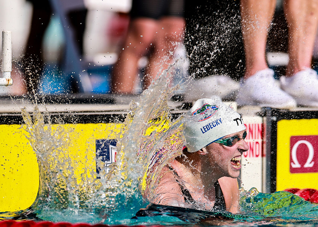 Sorry, can't talk, going to be watching this Katie Ledecky 400 freestyle comeback for the foreseeable future 🤯 #TYRProSeries | Team USA