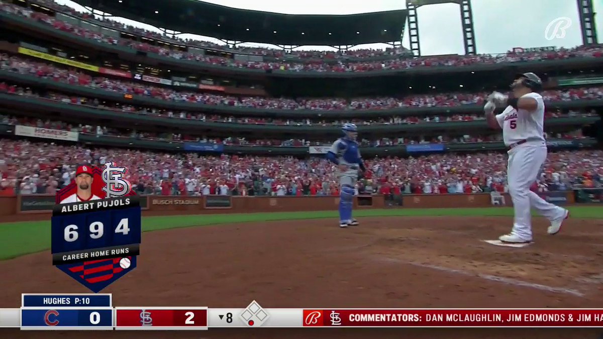 I miss when Busch Stadium was full of fans… Hasn’t been the same since Pujols &amp; Molina retired.
