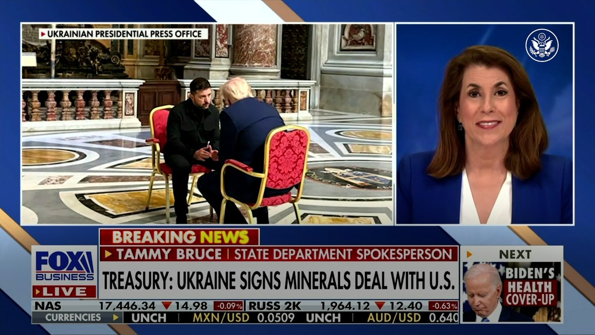 The Ukraine minerals deal is really about an investment in Ukraine. When America is your friend and America is your partner, your nation is going to be better off. Your citizens are going to be better off.