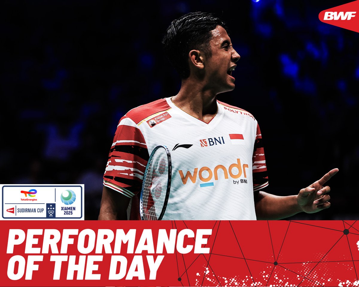 Sublime showdown by Alwi Farhan! 🔥 TotalEnergies #TotalEnergiesBadminton #SudirmanCupFinals #Xiamen2025