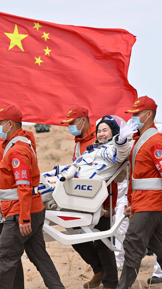 After six months aboard China’s Tiangong space station, three taikonauts have returned to Earth. They had been replaced in orbit several days earlier by the crew of the Shenzhou-20 mission.