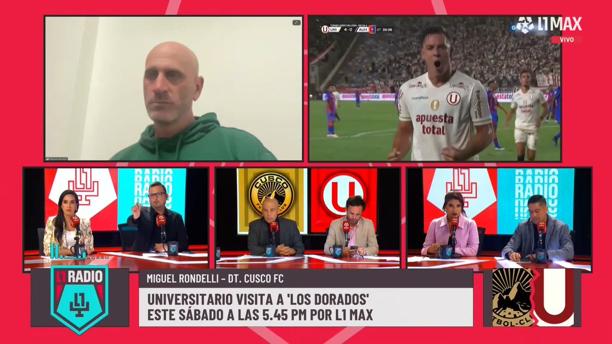 🗣️ EN VIVO Miguel Rondelli habla sobre el tema de Marco Saravia: ¿Jugará el defensa contra la U o no? #L1Radio #Universitario 📺 Conoce cómo ver L1MAX en vivo 👉